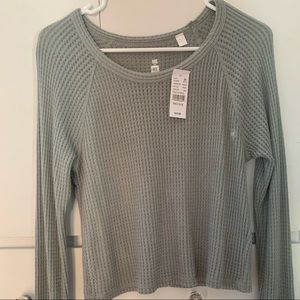Pacsun Green Long Sleeve Top